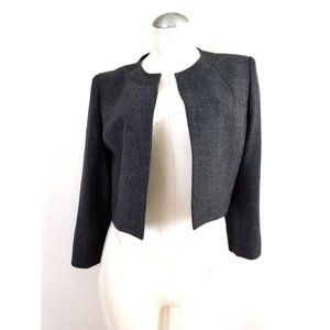 Nipon Boutique Size 12P Gray Blazer Bolero